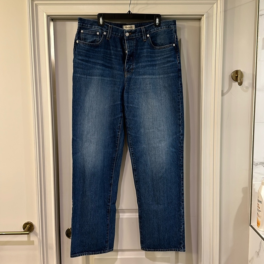 Madewell-the tall '90s straight jean in belmere wash